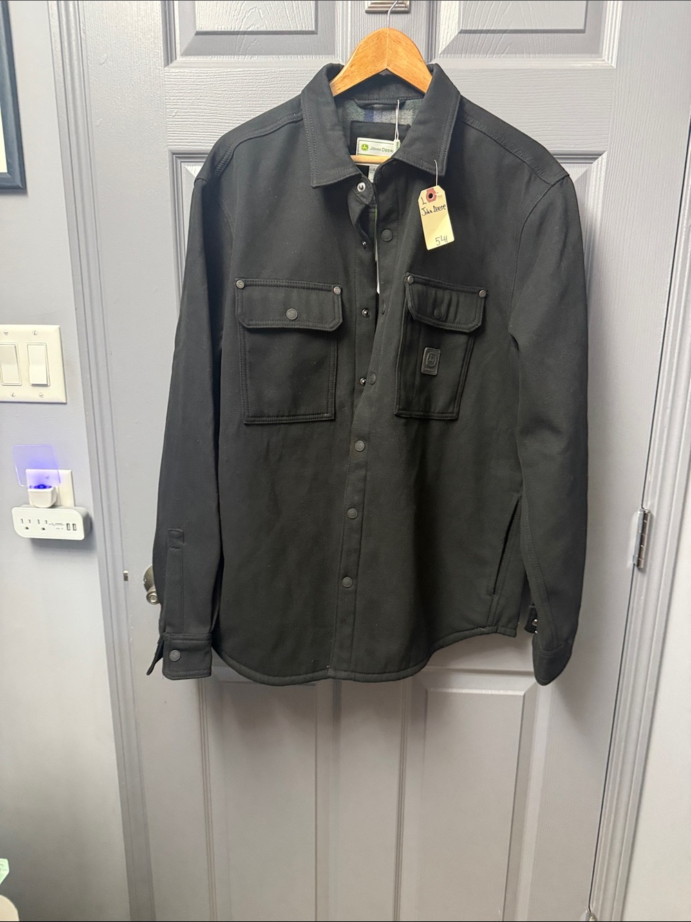 John Deere Black Heavy-Duty Field Jacket